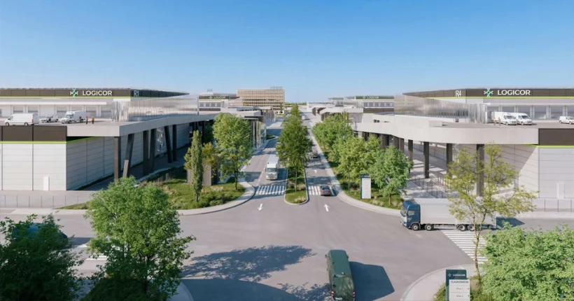 Logicor lance le projet Rise : modernisation du parc logistique Garonor à Aulnay-sous-Bois près de Roissy avec le futur bâtiment Rise 1