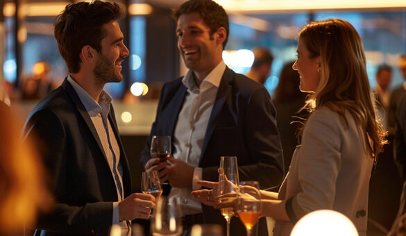 Dirigeants et entrepreneurs du Grand Roissy lors d’une rencontre business conviviale