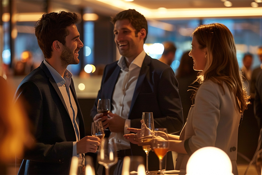 Dirigeants et entrepreneurs du Grand Roissy lors d’une rencontre business conviviale